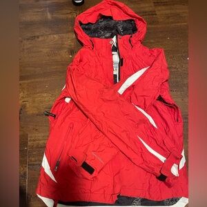 Columbia red Jacket.